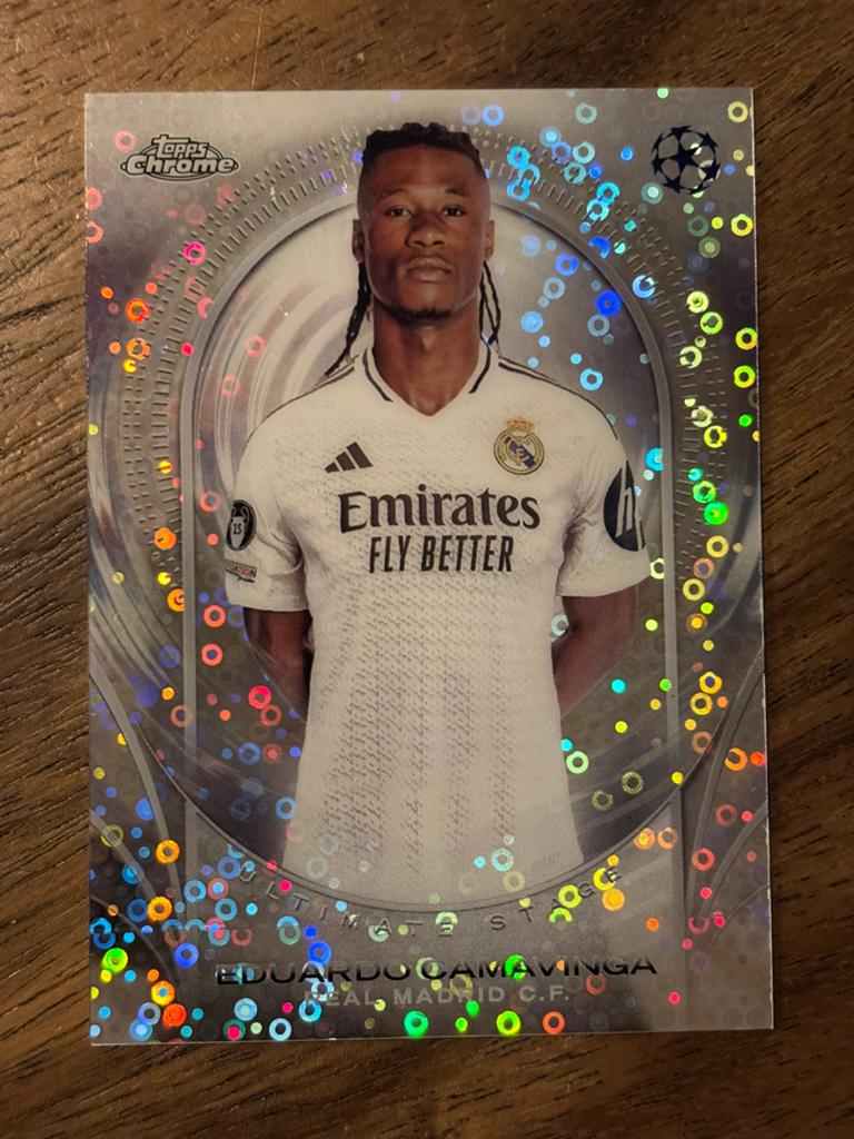 Eduardo Camavinga Topps Chrome Ultimate Stage Kaart, Verzamelen, Sportartikelen en Voetbal, Ophalen of Verzenden, Zo goed als nieuw