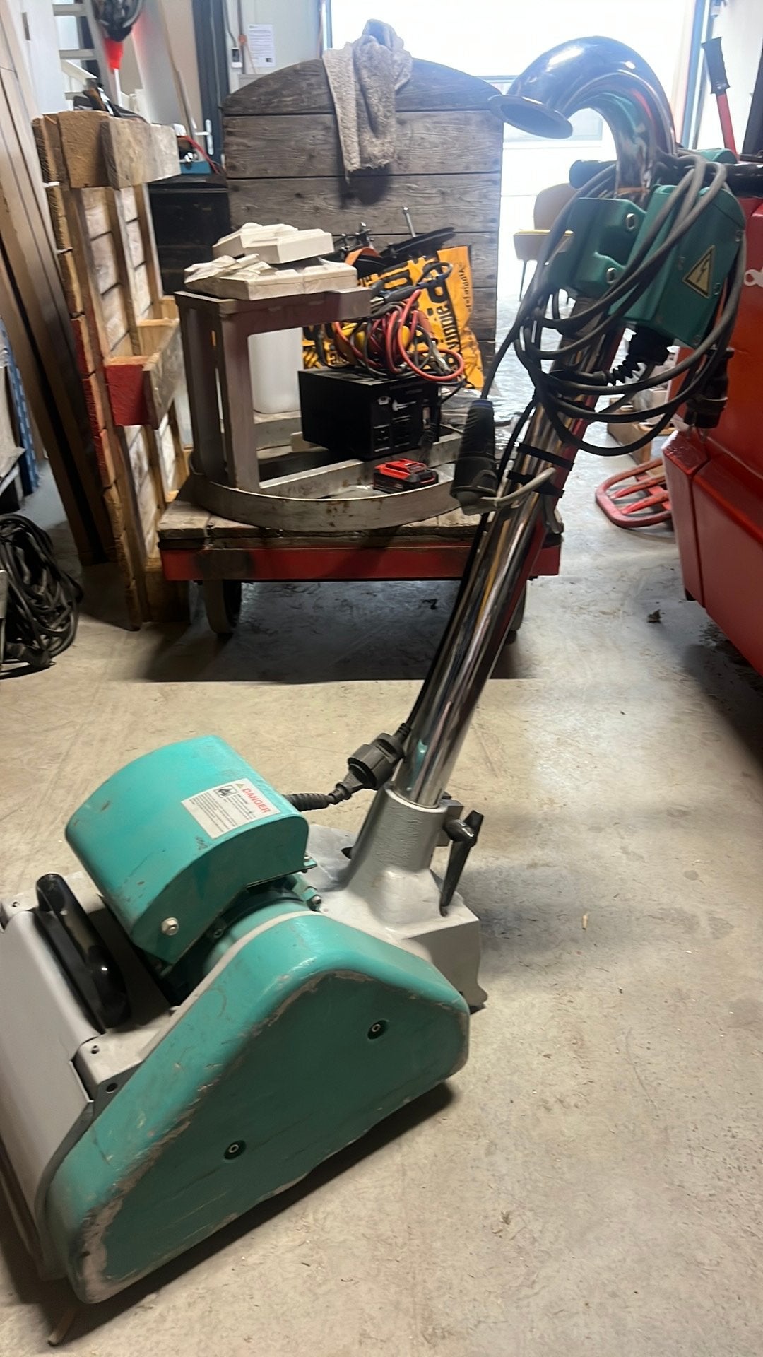 Parketschuurmachine deva handy 8R, Ophalen, Zo goed als nieuw