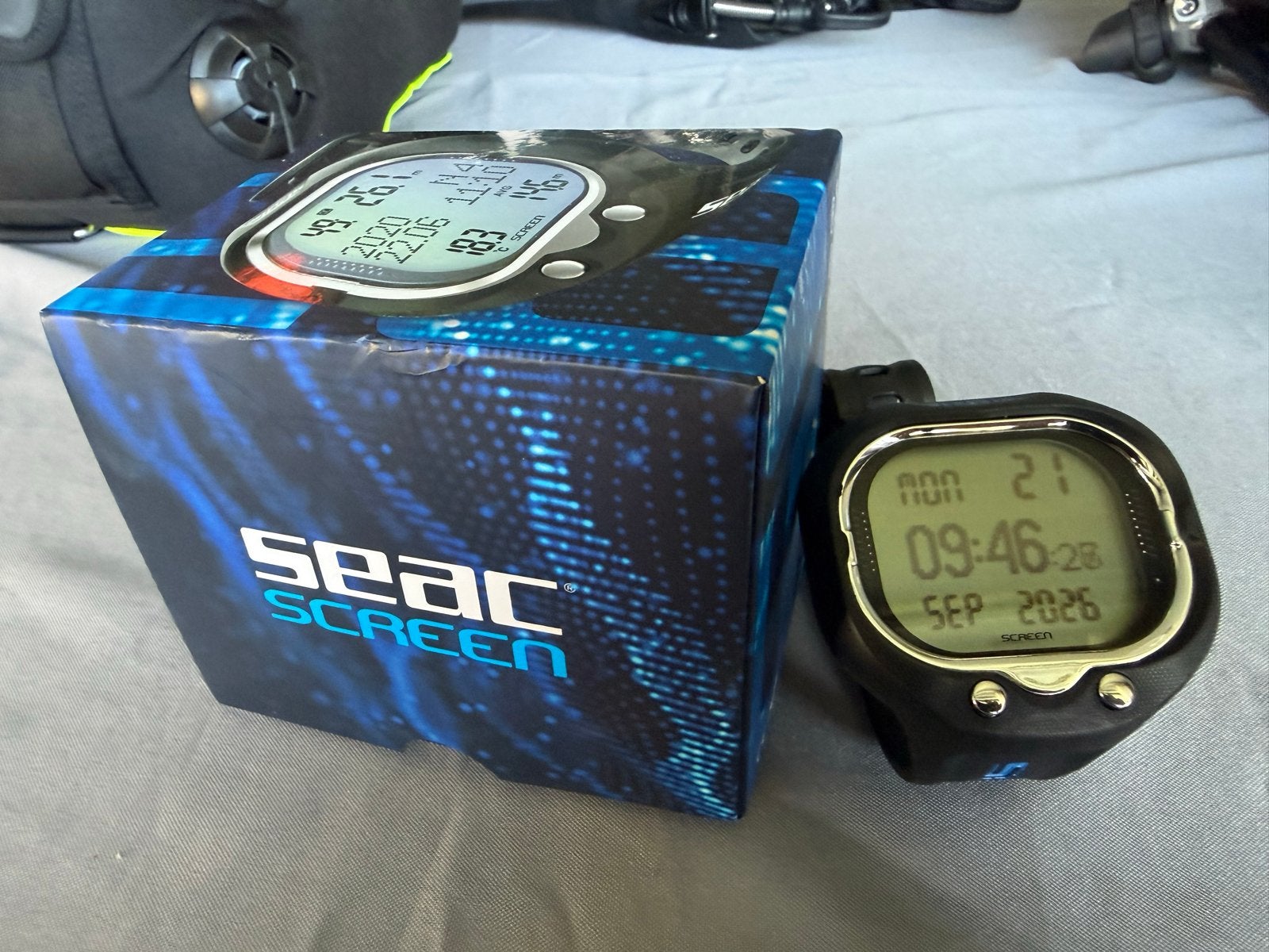 Seac Screen Duikcomputer - Nieuwe Batterij & Krasvrij, Ophalen, Gebruikt, Duikcomputer