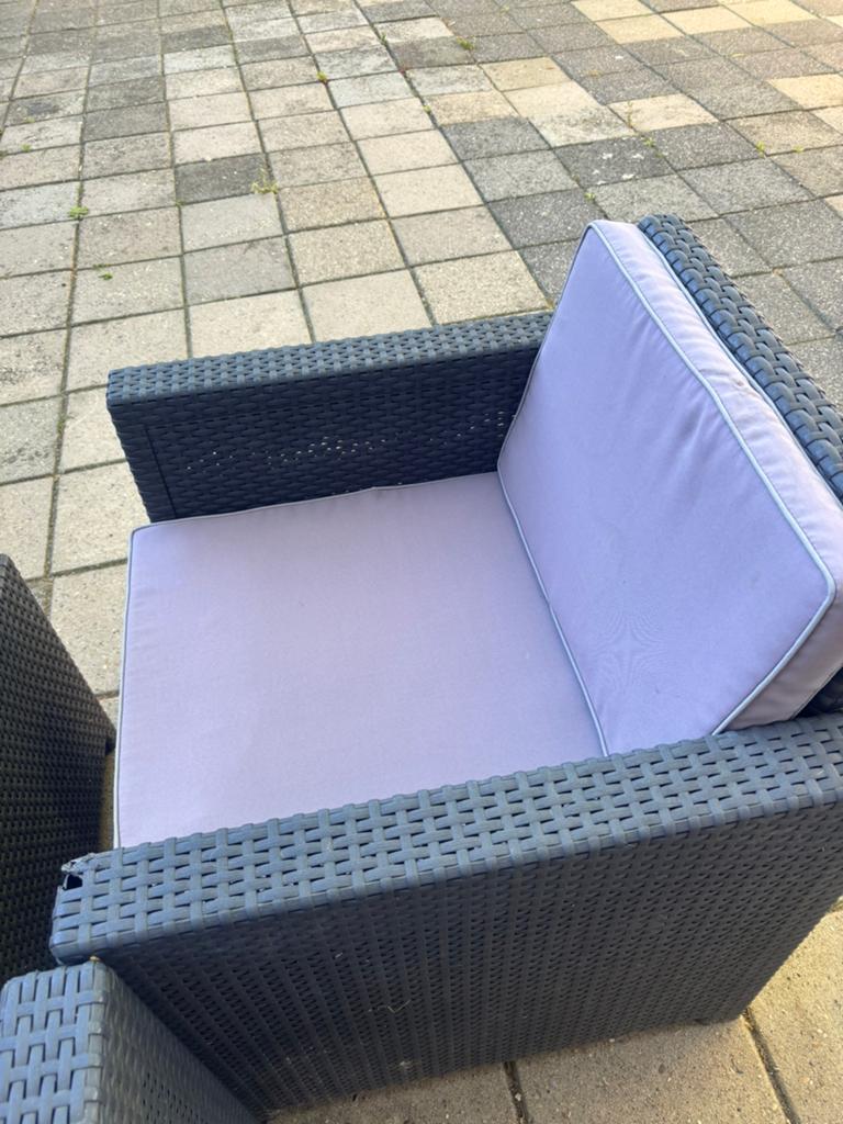 Tuinset ophalen, Ophalen of Verzenden, Gebruikt, 4 zitplaatsen, Tuinset