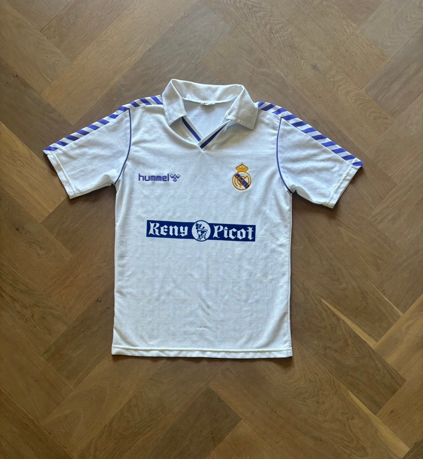 Real madrid shirt 1989-1990, Ophalen of Verzenden, Zo goed als nieuw, Shirt