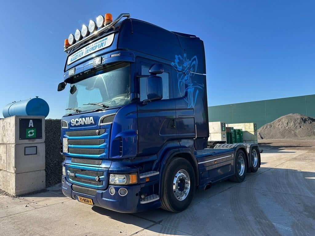 Scania R560, Auto's, Vrachtwagens, Automaat, Euro 5, Achterwielaandrijving, Blauw