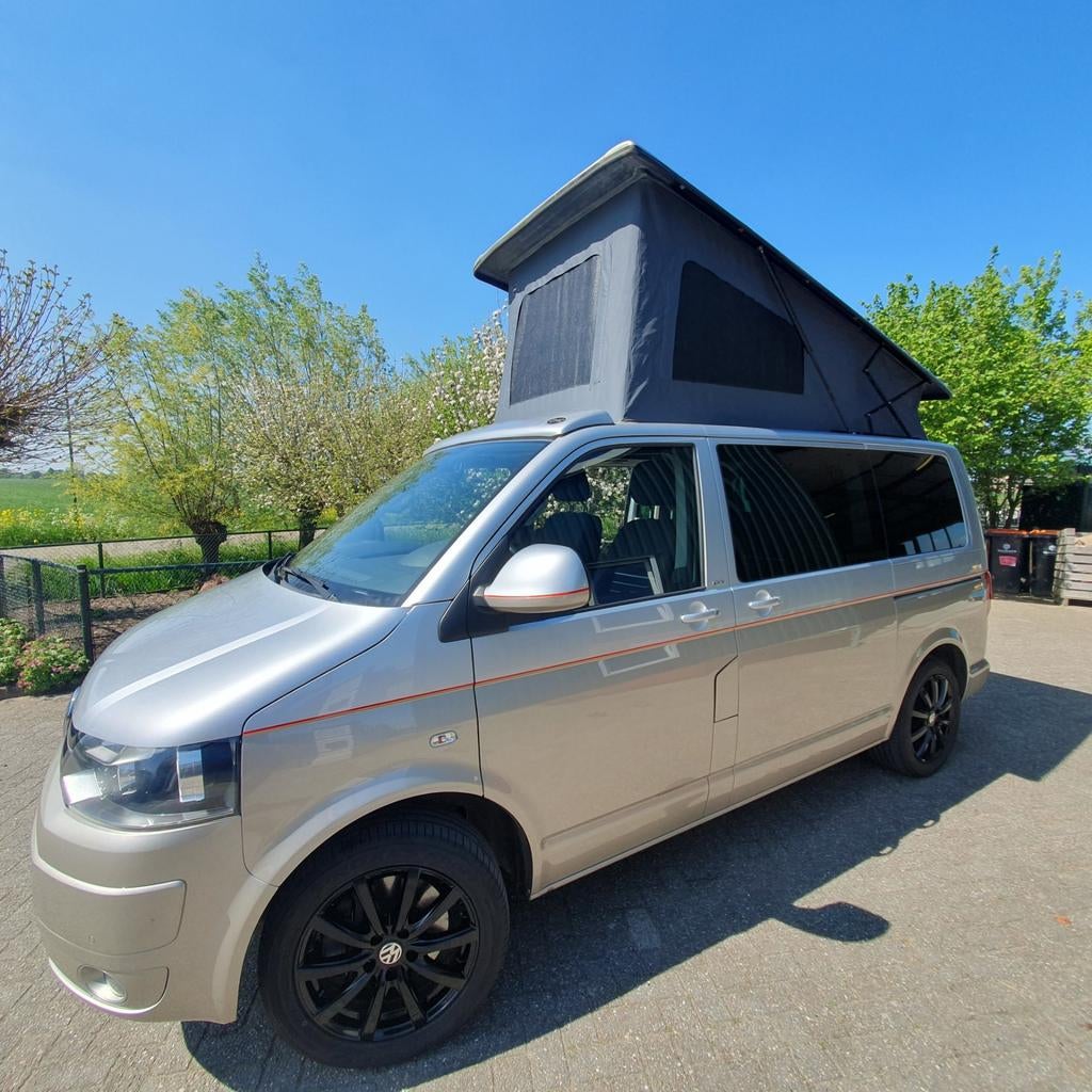 Volkswagen T5 Multivan camper 2.0 TDI CUP edition, Caravans en Kamperen, Campers, Particulier, tot en met 4, Buscamper of Camperbus