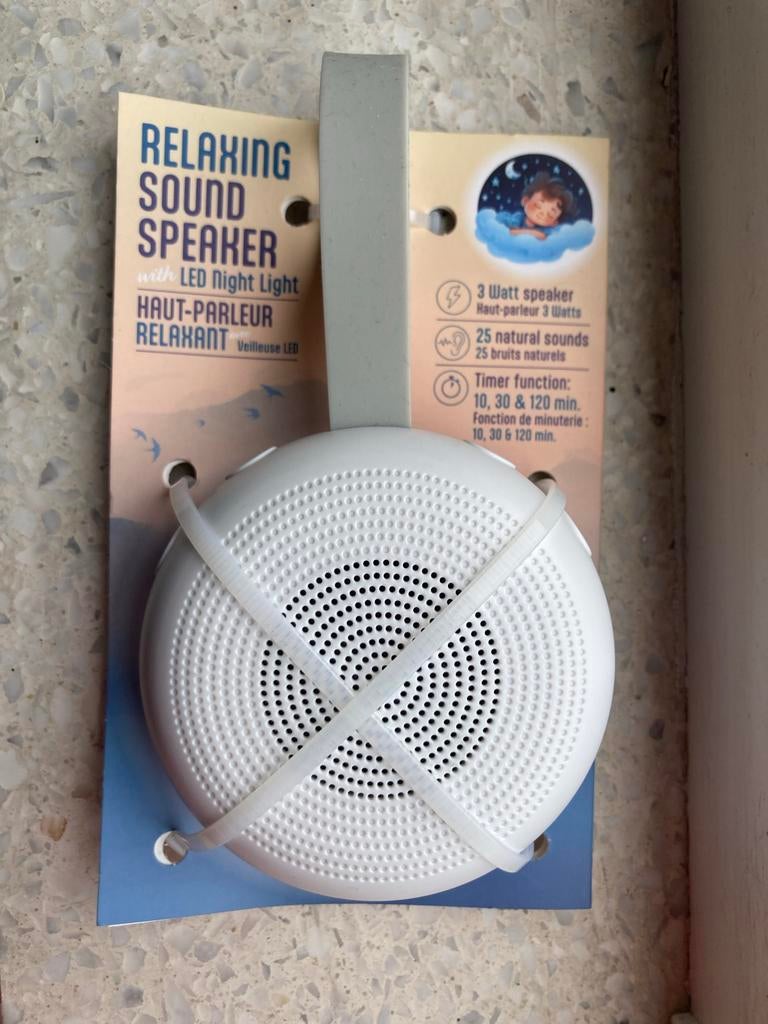 White noise slaapmachine baby vakantie, Ophalen of Verzenden, Nieuw