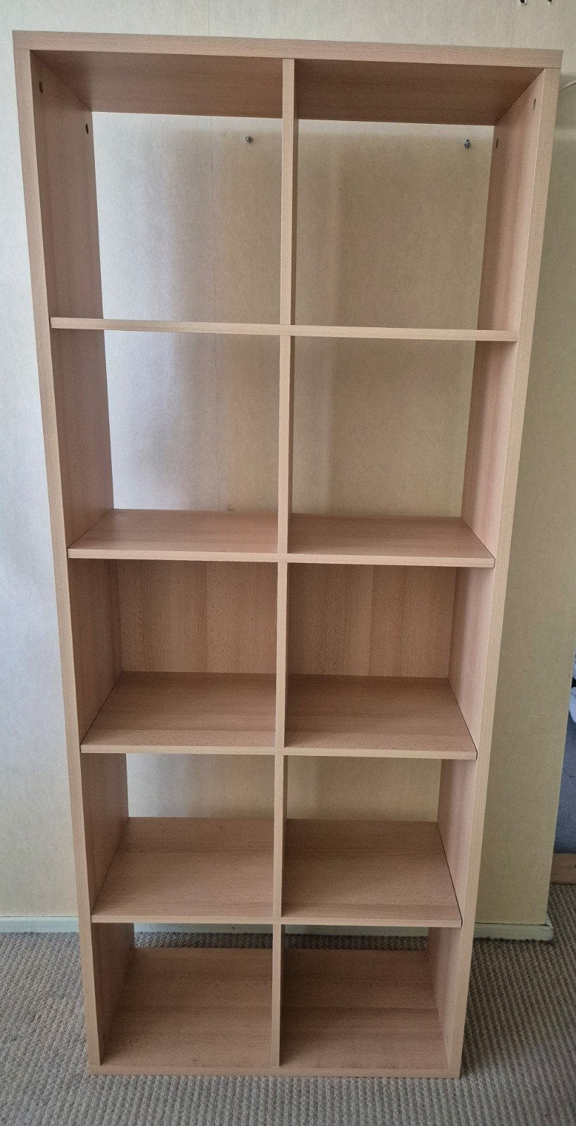 Houten boekenkast met 10 vakken * zo goed als nieuw, Met plank(en), Zo goed als nieuw, Modern, 150 tot 200 cm
