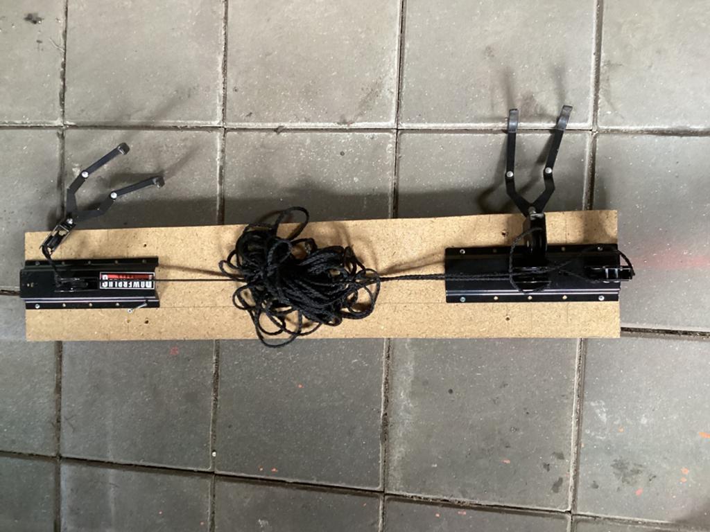 Handig fietsophangsysteem voor garage of schuur, Fietsen en Brommers, Ophalen of Verzenden, Gebruikt, Onbekend