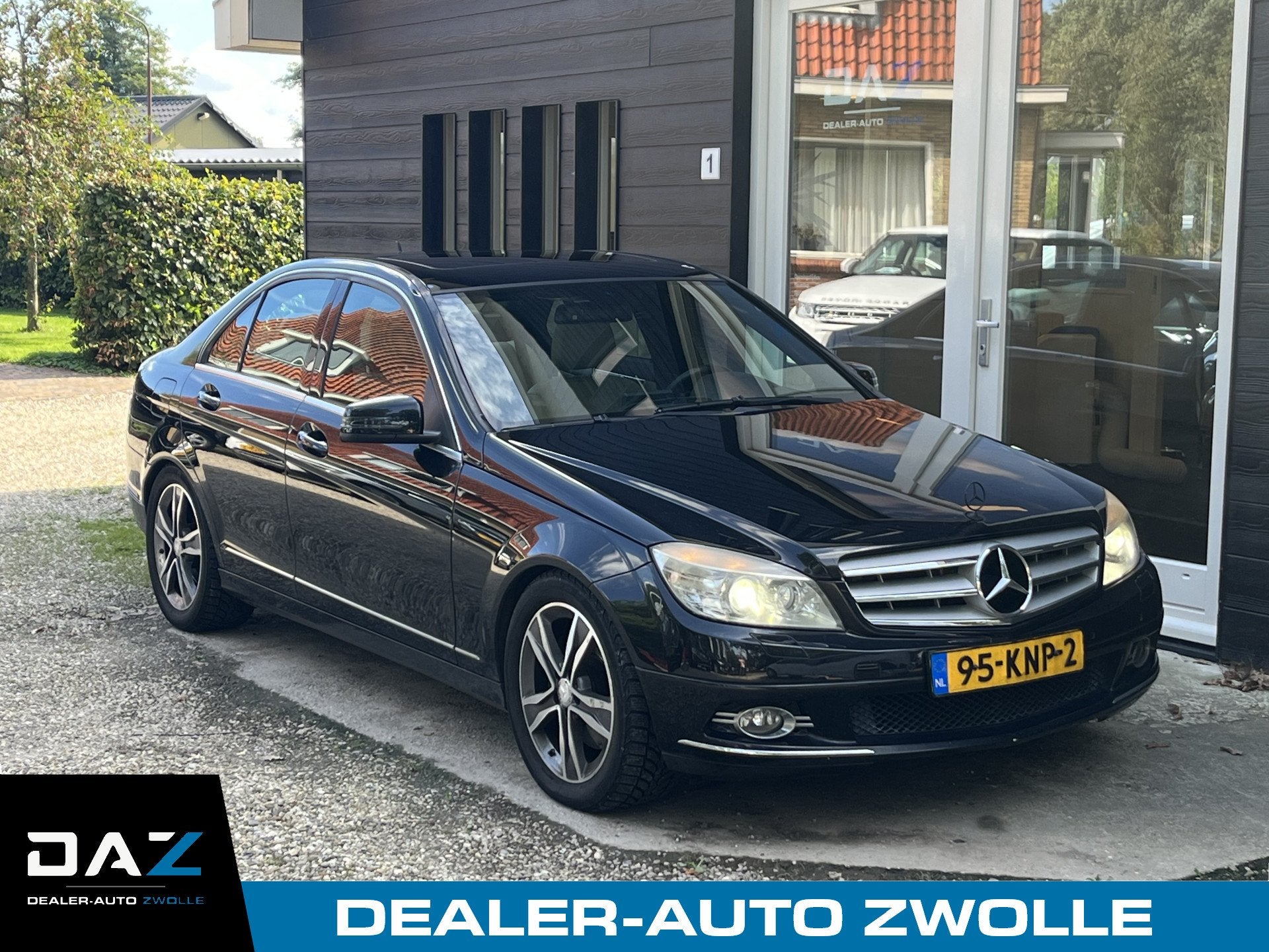 Mercedes-Benz C-Klasse 350 Elegance Aut/Ecc/Leer/Navi/Pano/L, Automaat, Achterwielaandrijving, Zwart, Sedan