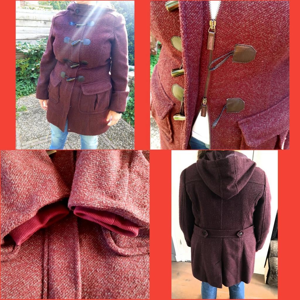 Nieuw Esprit bordeaux mantel/jas maat 44., Kleding | Dames, Ophalen, Maat 42/44 (L), Nieuw, Rood