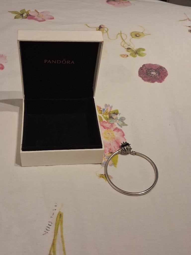 Pandora Fireworks Bangle 18 cm | Origineel | Incl. doosje, Verzenden, Zo goed als nieuw, Zilver, Zilver