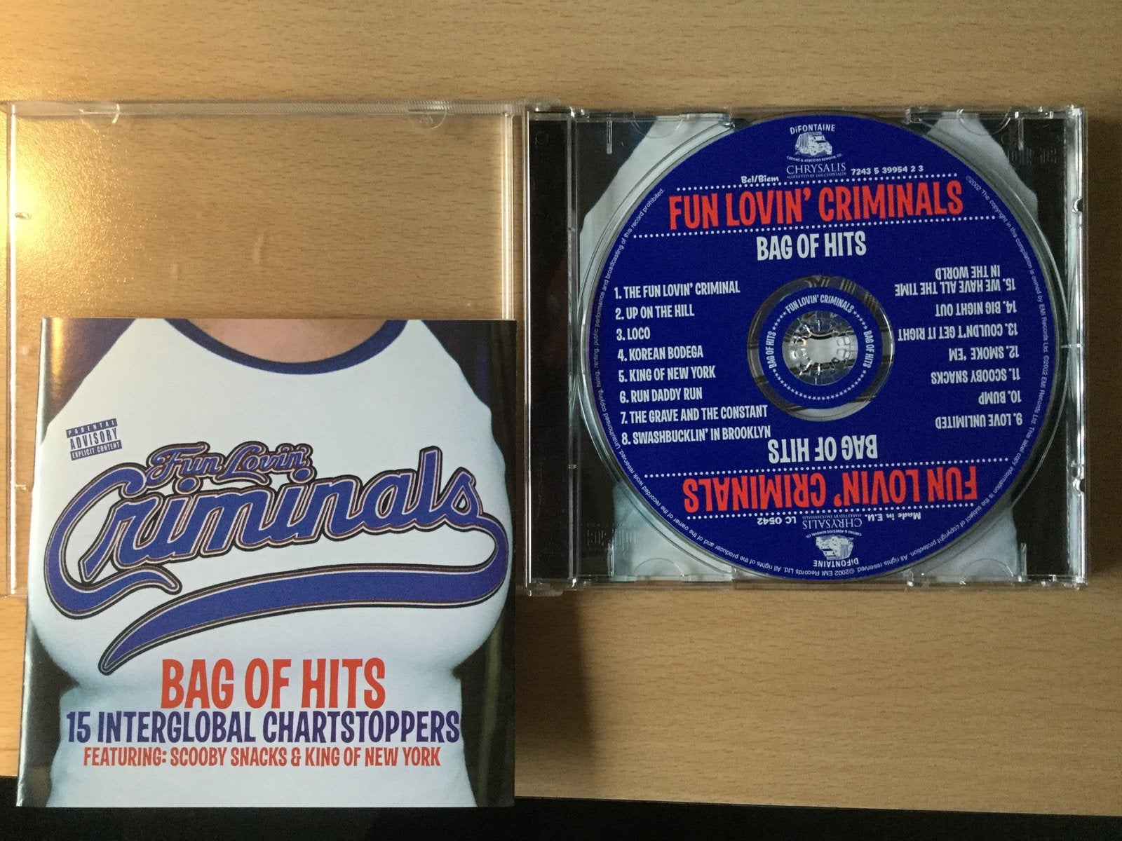 Fun Lovin Criminals-Bag of hits. Schitterend., Ophalen of Verzenden, Zo goed als nieuw