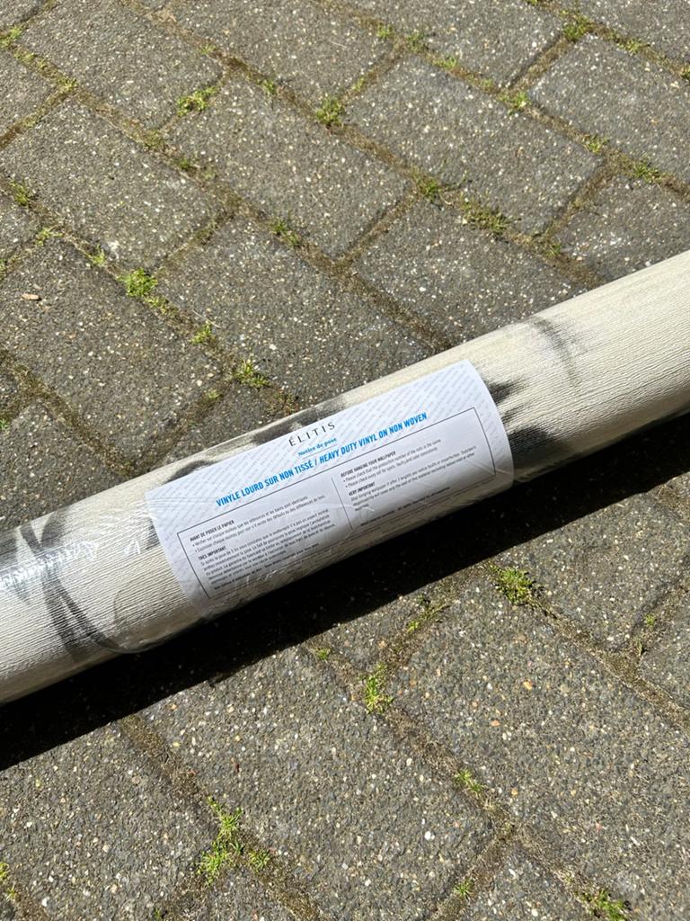 ELITIS Terra Promessa VP 854-01 Bamboe Behangrol, Ophalen, 10 tot 25 m², Zwart