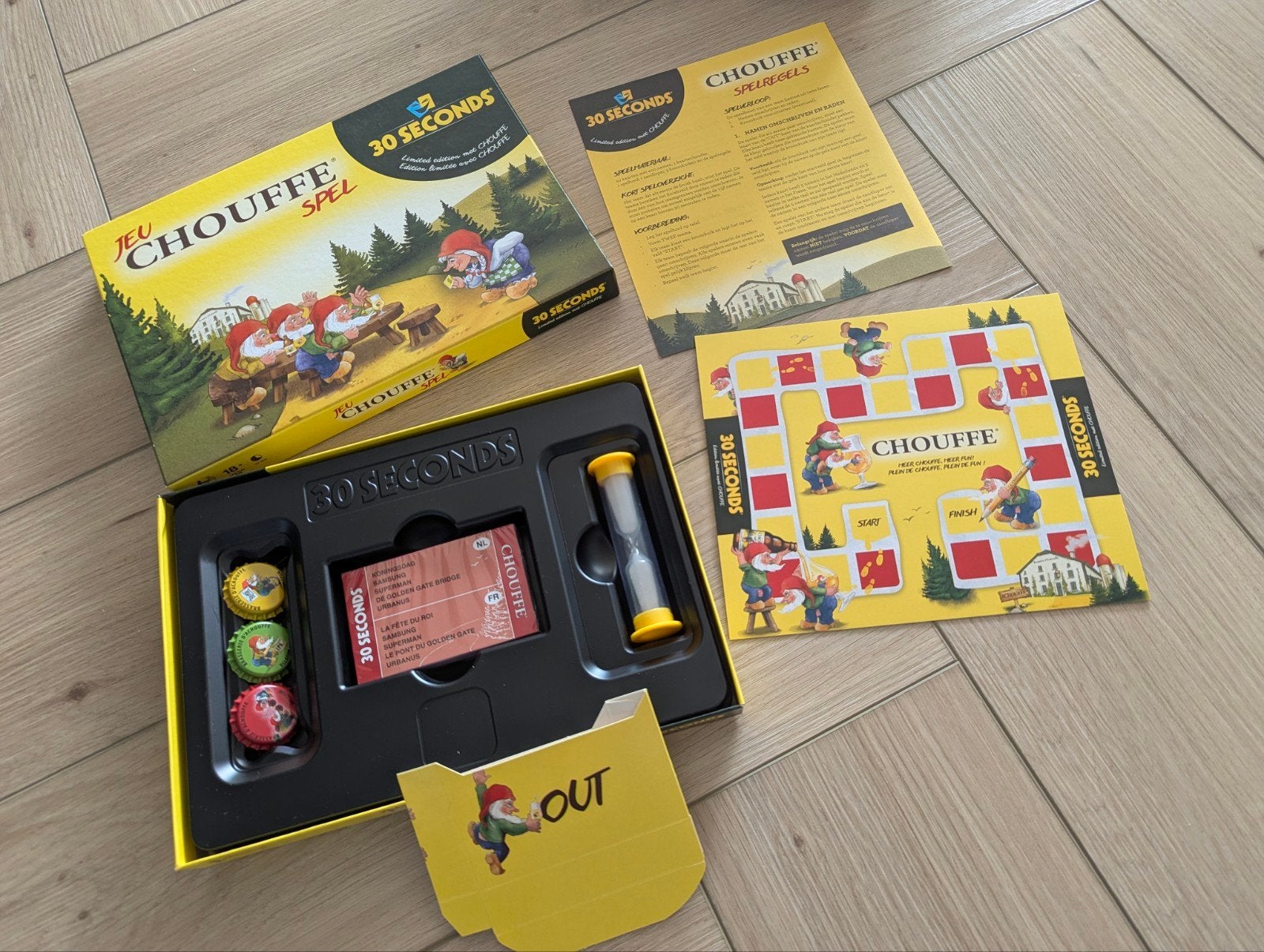 Jeu Chouffe bordspel 30 seconds, Ophalen of Verzenden, Zo goed als nieuw