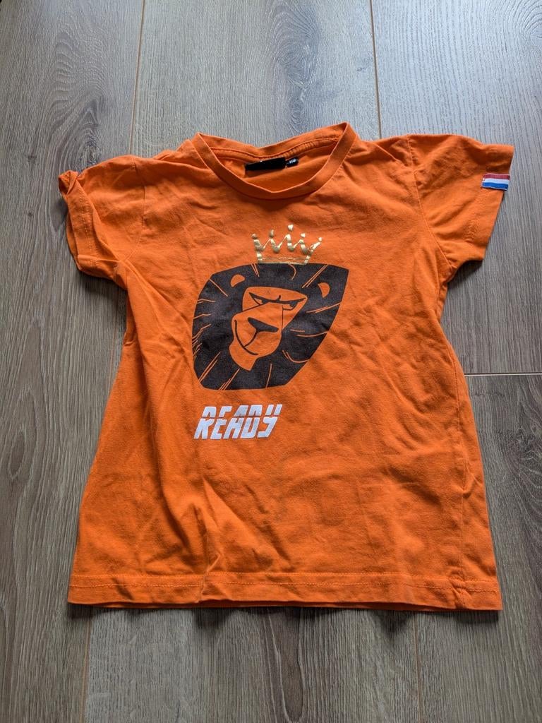 Oranje shirt 98/104, Kinderen en Baby's, Kinderkleding | Maat 98, Ophalen of Verzenden, Jongen, Shirt of Longsleeve