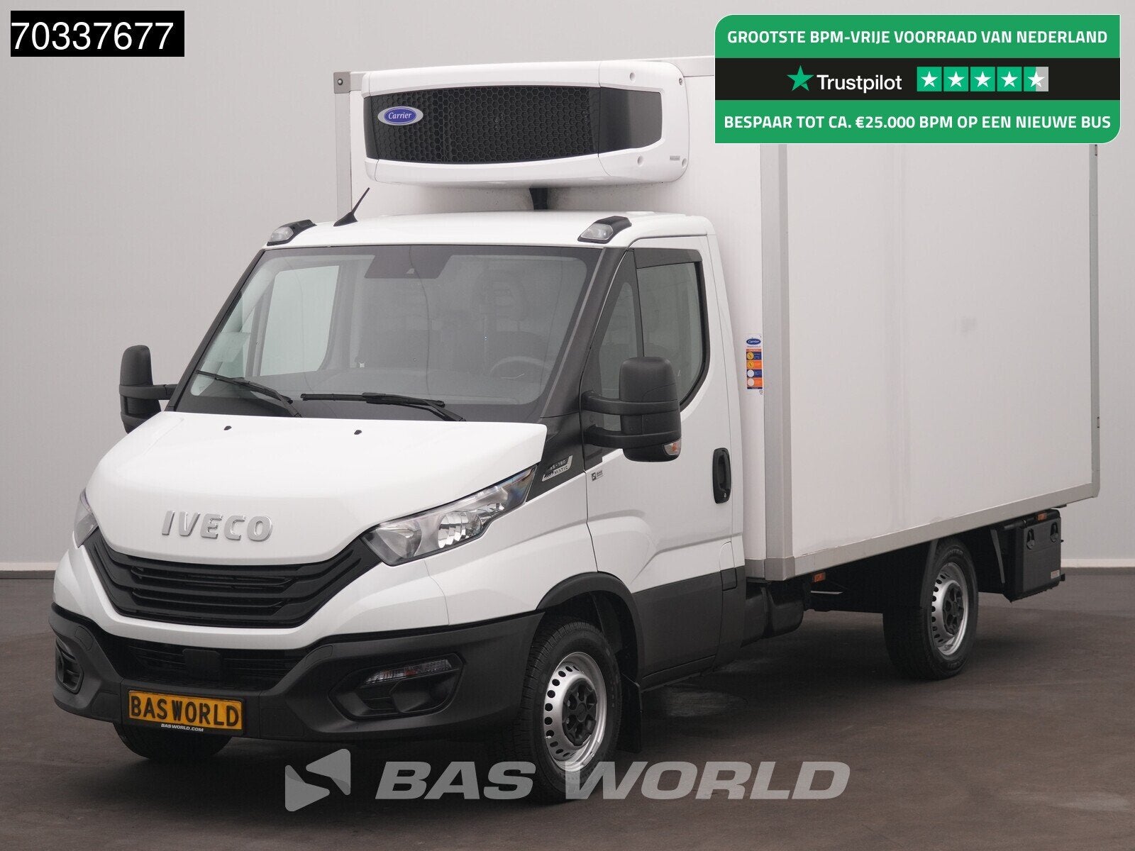 Iveco Daily 35S16 Automaat Koel/Vrieswagen -5 Carrier Xarios, Automaat, Stof, Gebruikt, Euro 6