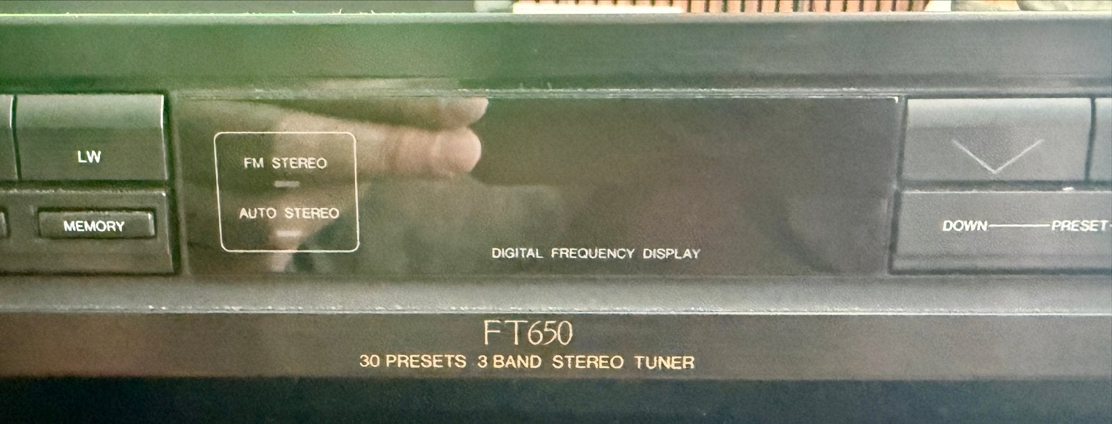 Philips FT650 Tuner - 30 voorkeuzestations, 3 banden, Ophalen of Verzenden, Gebruikt, Analoog