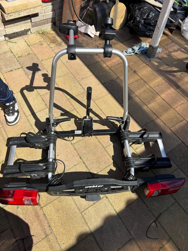 Uebler fietsendrager voor 2 fietsen - trekhaak, Ophalen of Verzenden, 2 fietsen, Zo goed als nieuw, Trekhaakdrager