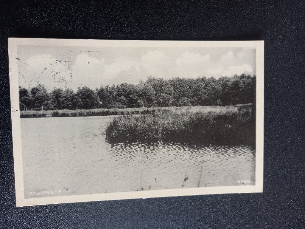Norg, Schipmeer 1941, Ophalen of Verzenden, 1940 tot 1960, Gelopen, Drenthe