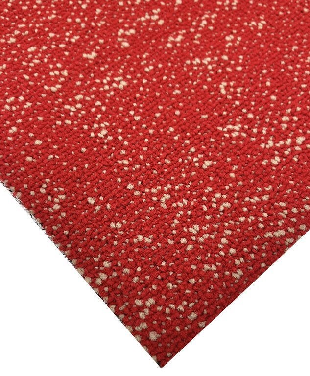 Direct leverbaar. Rode tapijttegels met beige Interface, Nieuw, Ophalen of Verzenden, 25 tot 50 m², Rood