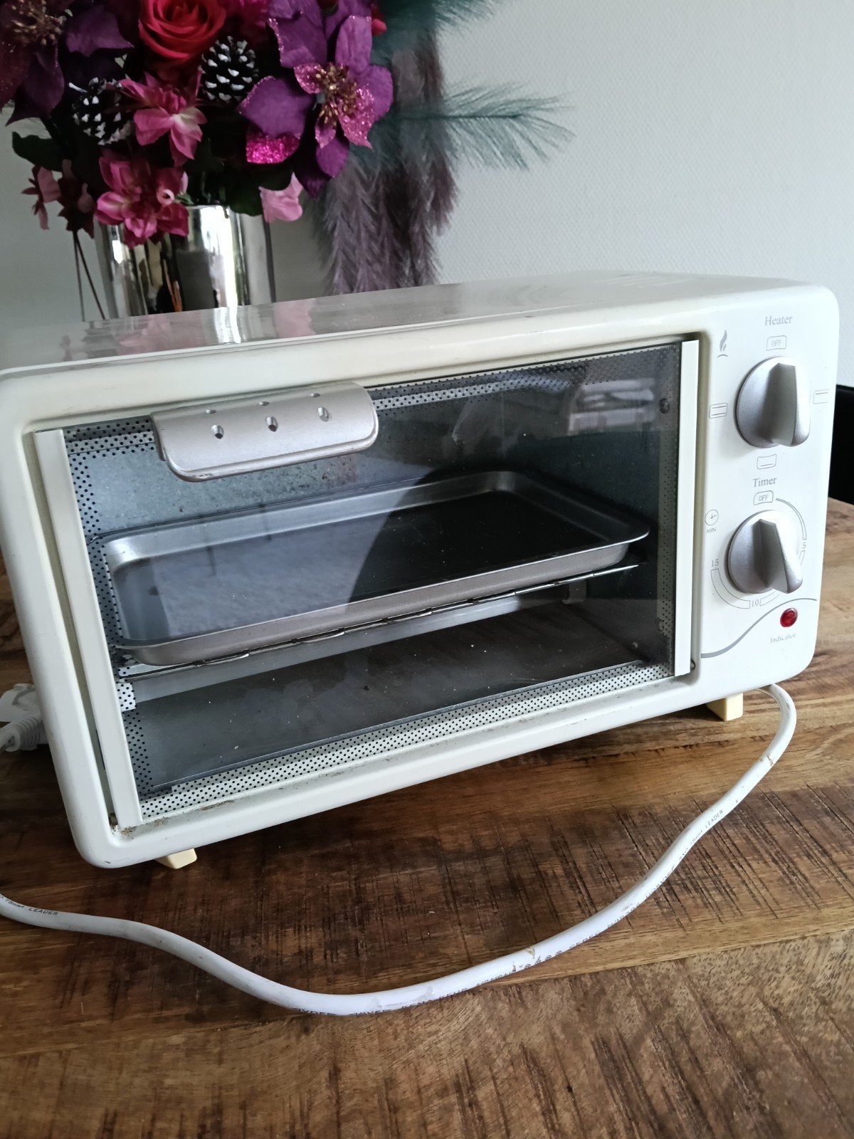 Compacte Mini-Oven met Bakplaat (23x17cm), Ophalen of Verzenden, Gebruikt