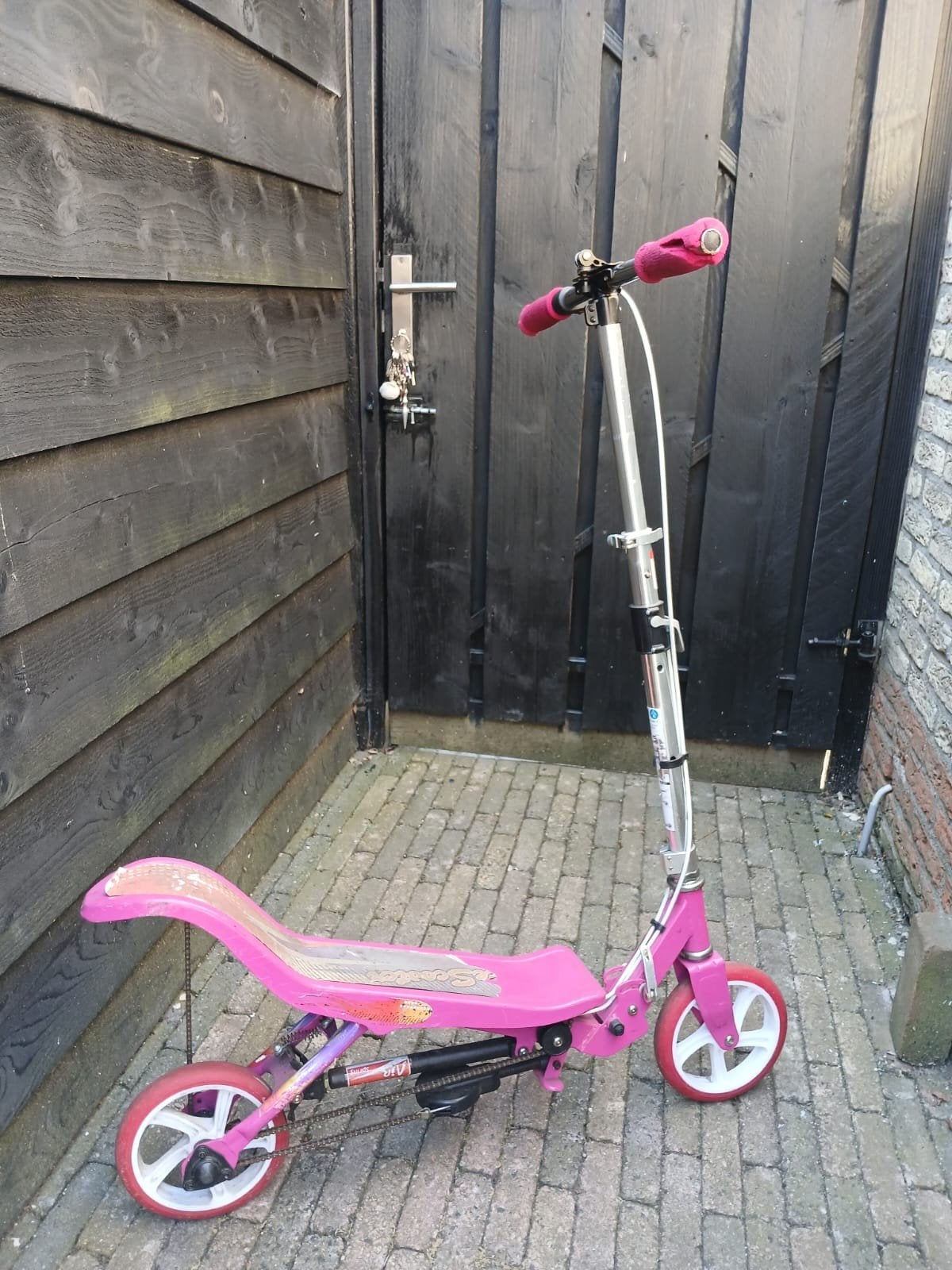 Roze spacescooter, Fietsen en Brommers, Steps, Ophalen, Gebruikt, Overige typen