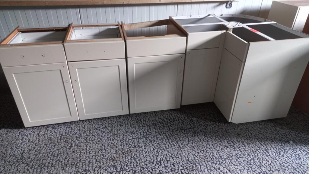 Keuken kasten onder en boven kastjes draai carrousel pannen, Huis en Inrichting, Ophalen, Gebruikt, 200 cm of meer, 50 tot 75 cm
