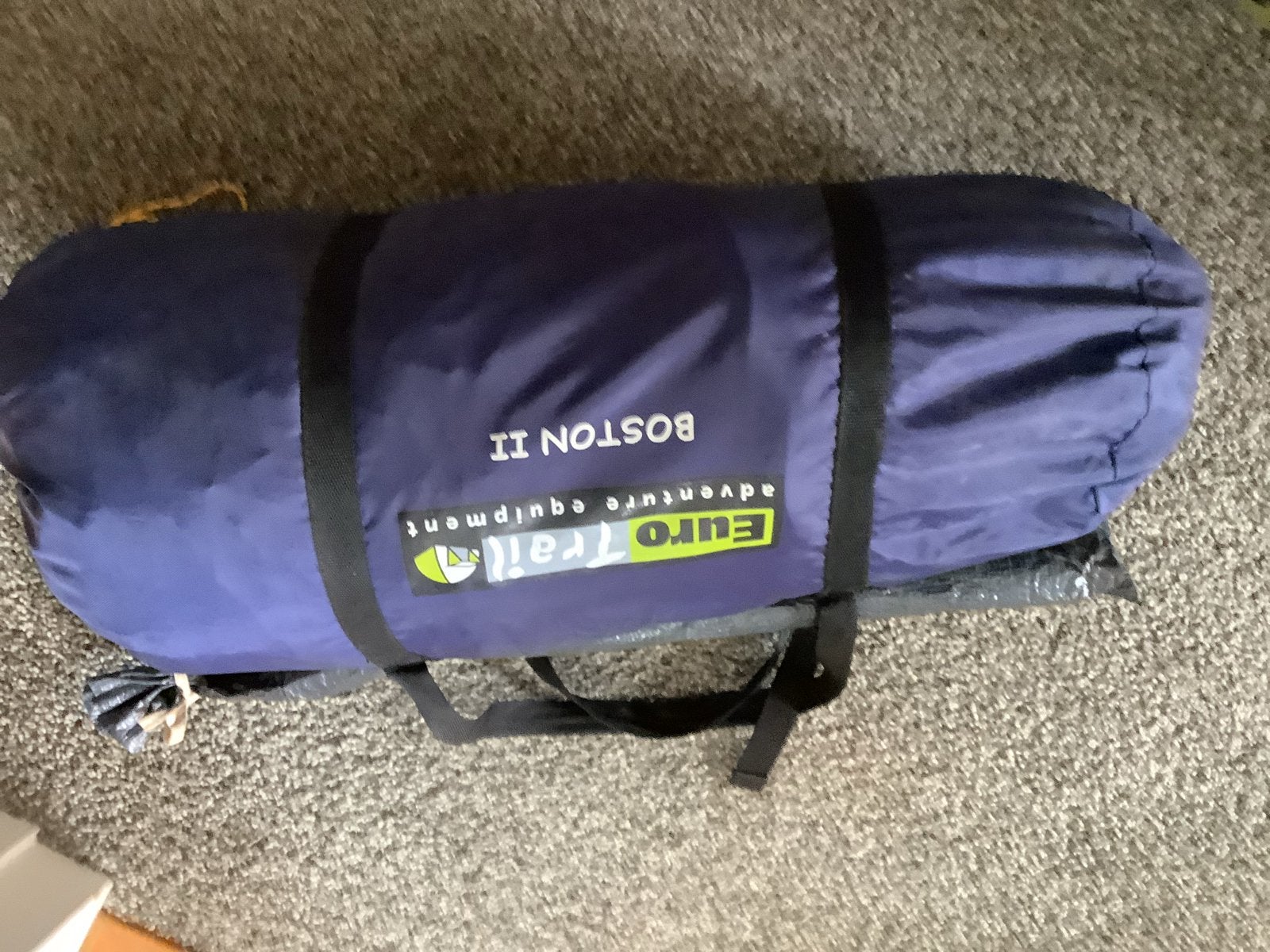 Euro Trail Boston II Tent - 2 Persoons, Caravans en Kamperen, Tenten, Ophalen, Gebruikt, Tot en met 2
