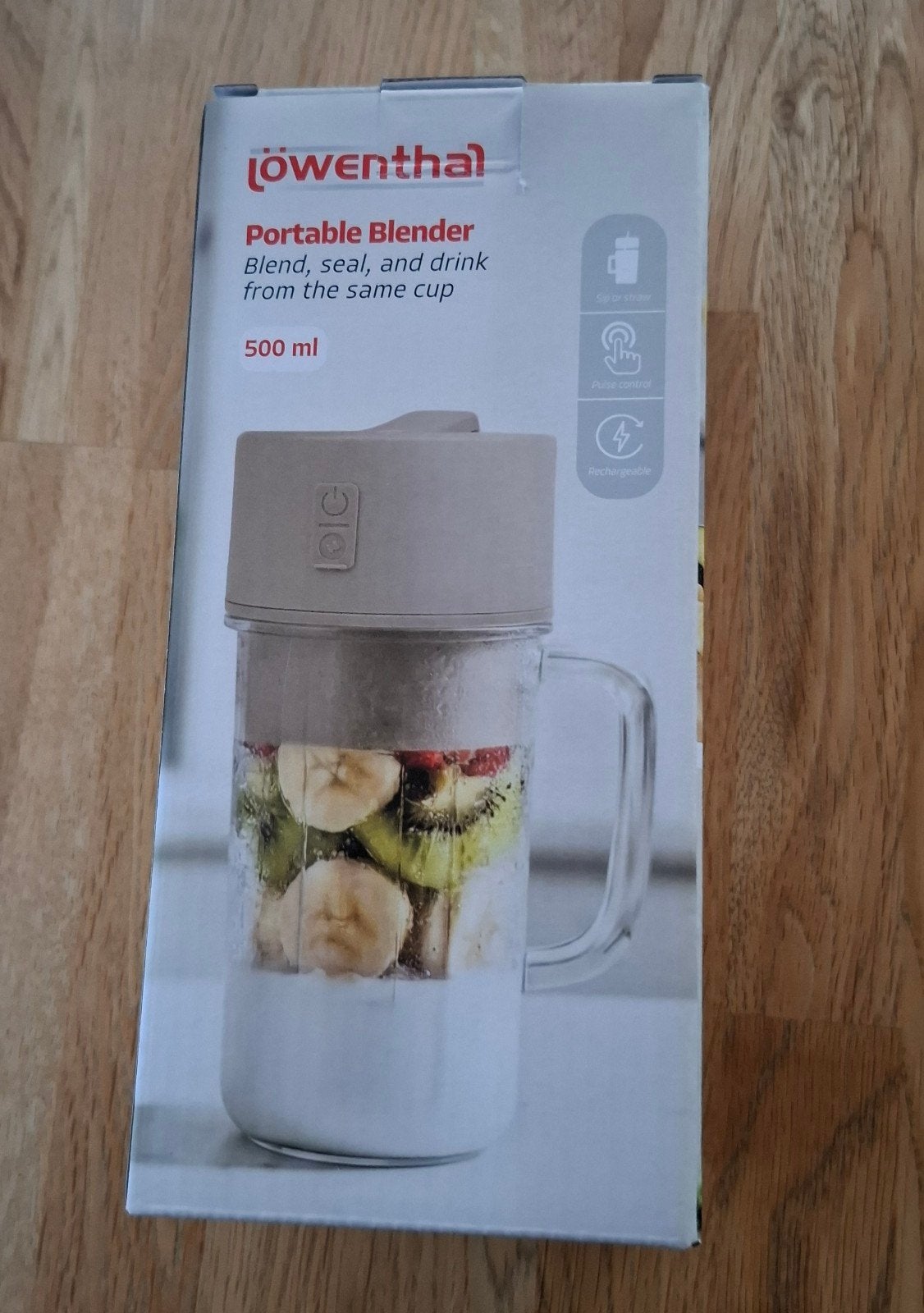 Löwenthal Draagbare Blender 500ml, Ophalen of Verzenden, Zo goed als nieuw, Blender to go