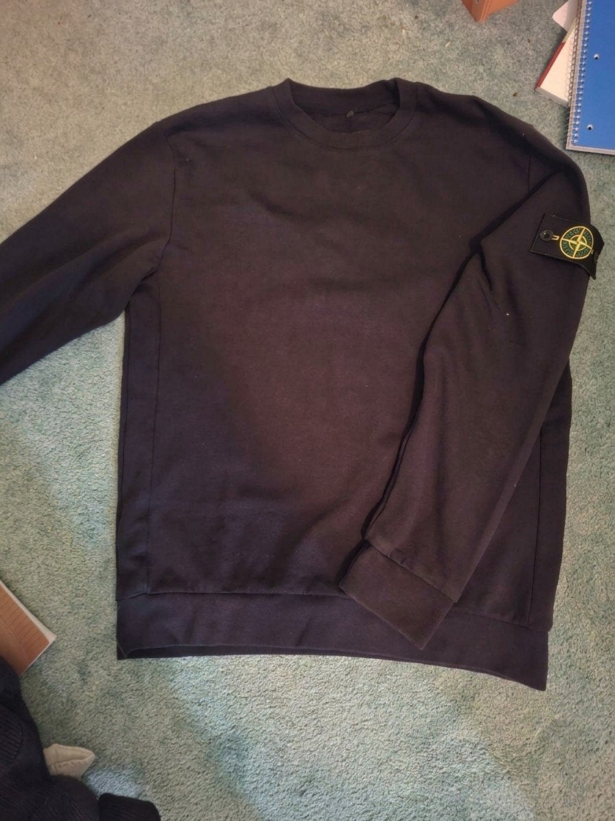 Stone Island L, Maat 52/54 (L), Zwart, Nieuw, Ophalen of Verzenden