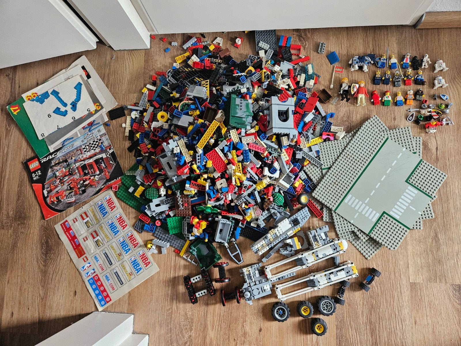 Grote partij Lego Star Wars Racers Castle & minifiguren, Inclusief minifiguren, Gebruikt, Star Wars, Lego