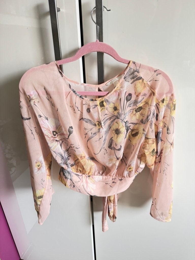 Leuke, doorzichtige blouse - Maat S, Ophalen of Verzenden, Nieuw, Maat 38/40 (M), Zwart