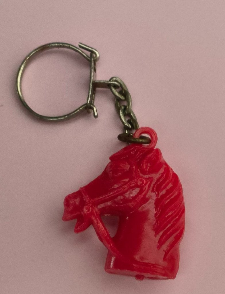 Paardenhoofd sleutelhanger, Ophalen of Verzenden, Zo goed als nieuw, Dier of Natuur
