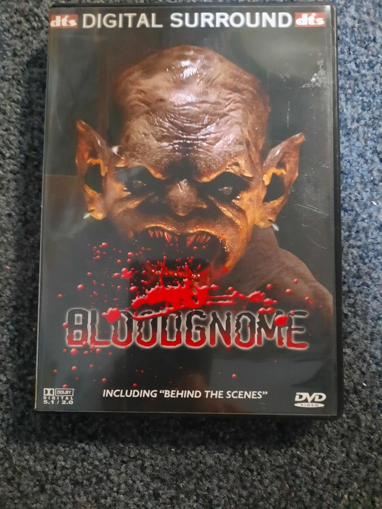 BLOODGNOME! Horror Op DVD!, Vanaf 16 jaar, Verzenden, Zo goed als nieuw, Monsters