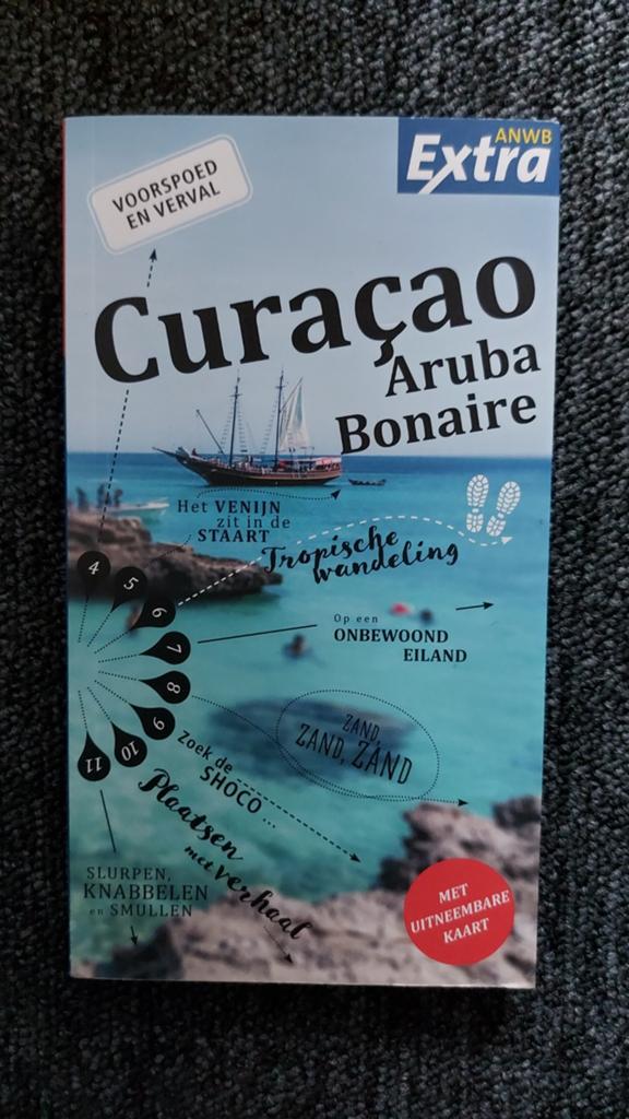 ANWB Extra Reisgids Curaçao, Aruba, Bonaire, Zo goed als nieuw, Reisgids of -boek, ANWB, Midden-Amerika