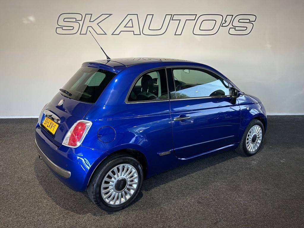 Fiat 500 1.2 LOUNGE l NAP l PANORAMA l PDC l AUTOMAAT l LMV, Auto's, Euro 5, Gebruikt, 1242 cc, 4 cilinders