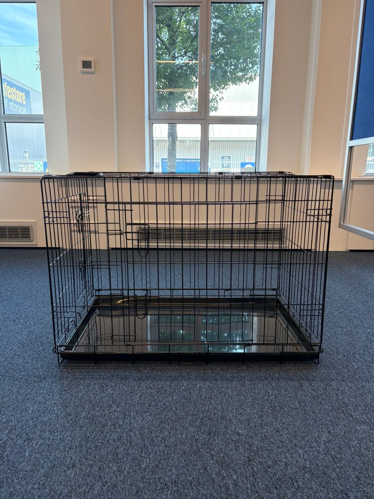Nieuwe zwarte Adori hondenbench – 92  57  64 cm, Dieren en Toebehoren, Hondenhokken, Ophalen, 65 tot 100 cm, 75 tot 110 cm, Nieuw