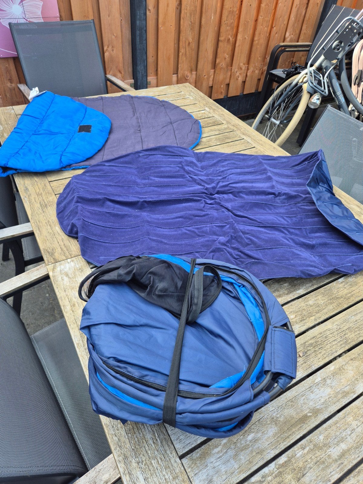 Deryan peuter campingbed, Kinderen en Baby's, Babywiegjes en Ledikanten, Ophalen, Gebruikt, Reisbedje