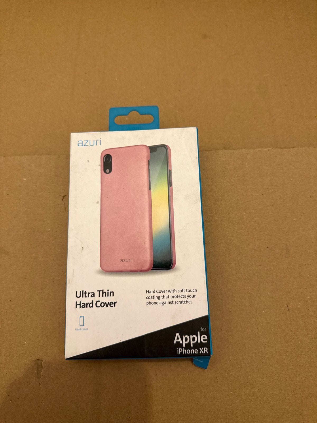 Azuri Ultra Thin Hard Cover voor Apple iPhone XR - Roze, Krasbestendig, Overige merken, Nieuw, Hoesje of Tasje