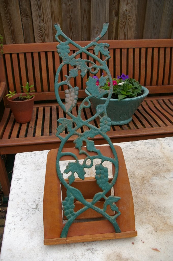 Decoratief gietijzeren ornament floraal, Ophalen of Verzenden