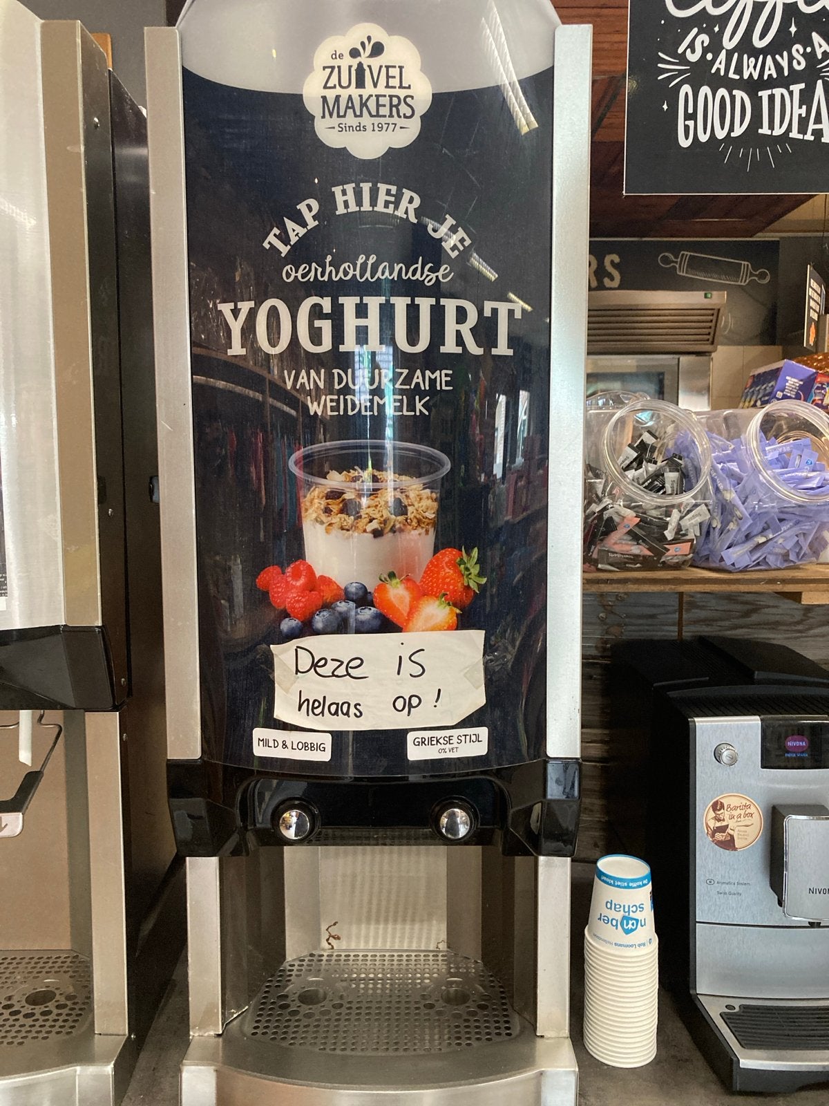 Yoghurt Tapmachine - De Zuivelmakers (Gebruikt), Ophalen, Gebruikt