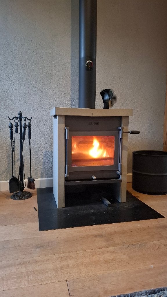 Jacobus 9 beton houtkachel, Huis en Inrichting, Ophalen, Gebruikt