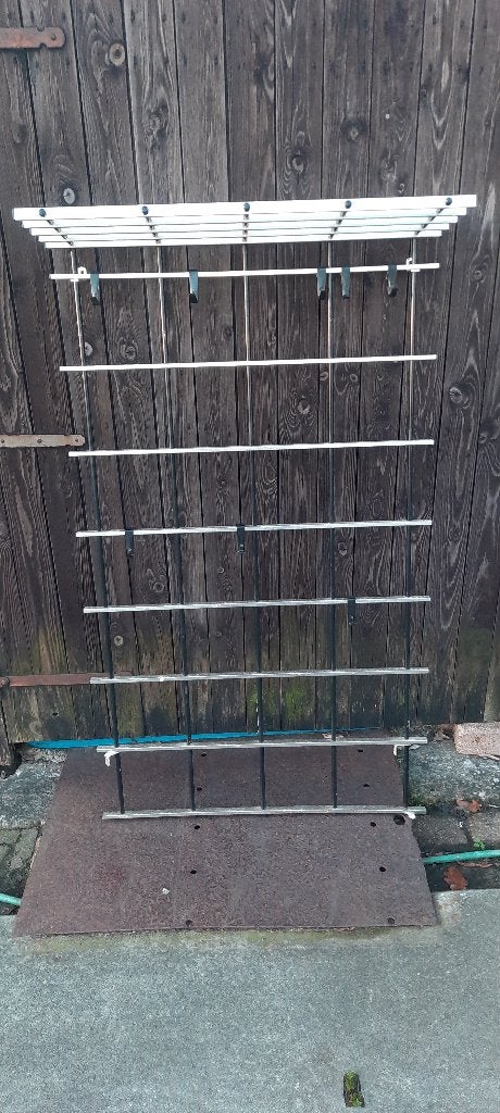 OPKNAPPER vintage design wandkapstok kapstok, Gebruikt, 100 tot 150 cm, Hout, Ophalen