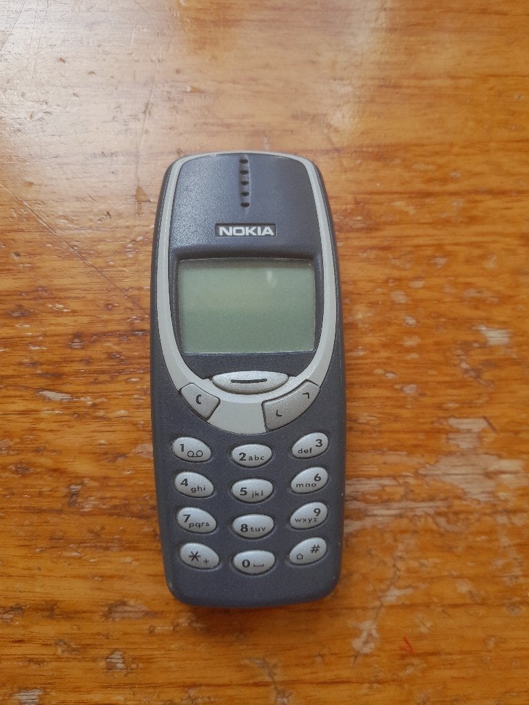 Nokia 3310, Gebruikt, Blauw, Geen camera, Ophalen of Verzenden