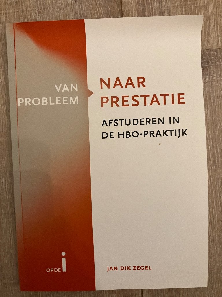 Van probleem naar prestatie - Jan Dik Zegel, Boeken, Ophalen, Gelezen, Management