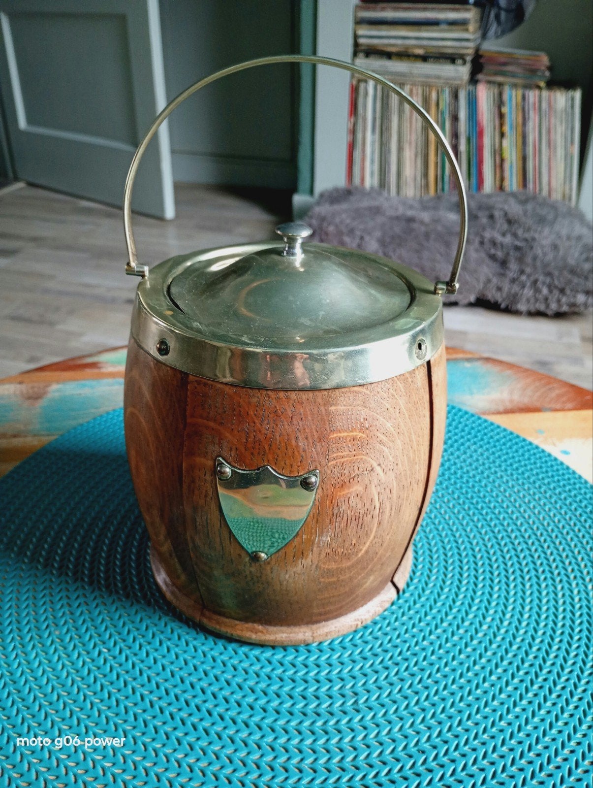 Antieke Engelse Koekpot met Porseleinen Binnenpot, Ophalen of Verzenden