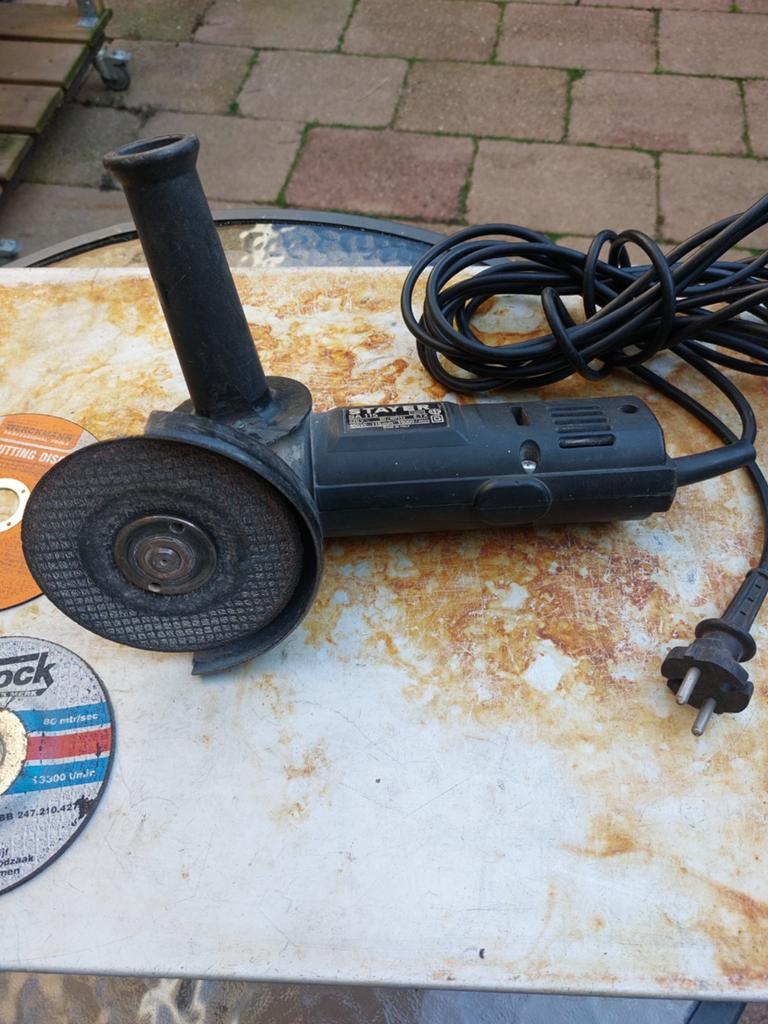 Haakse slijper, Ophalen of Verzenden, Gebruikt, 1000 watt of meer, Haakse handslijpmachine