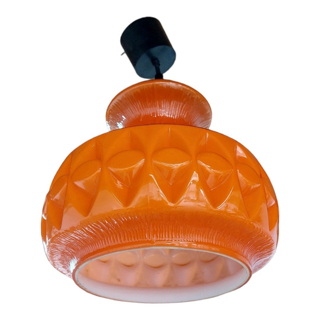 Vintage Peill & Putzler hanglamp, Ophalen, Gebruikt, Peill & Putzler, E27 (groot)