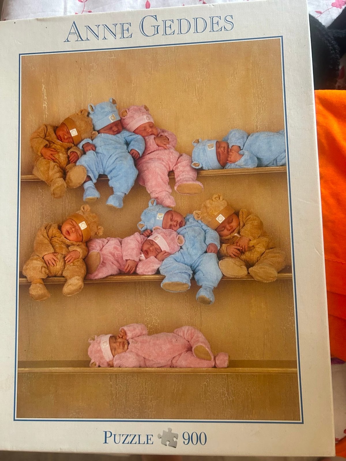 Anne Geddes Puzzel 900 stukjes - Zo goed als nieuw, Ophalen, 500 t/m 1500 stukjes, Zo goed als nieuw, Legpuzzel