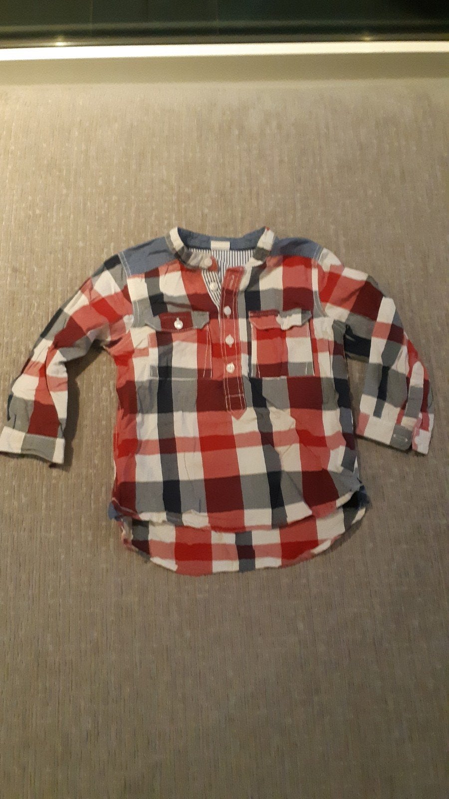 H&M blousje maat 86, Kinderen en Baby's, Babykleding | Maat 86, Gebruikt, H&M, Ophalen of Verzenden, Overhemdje of Bloesje