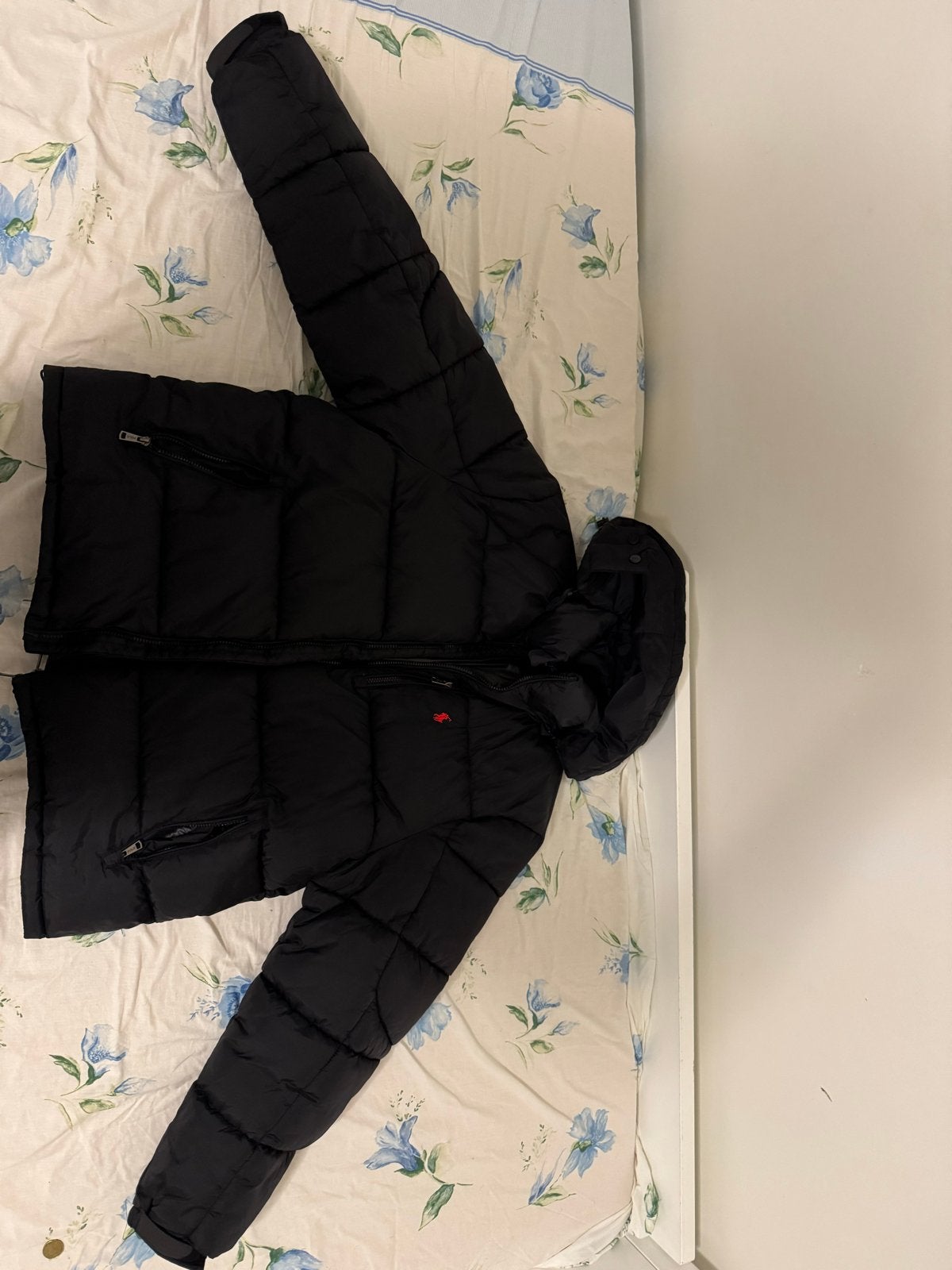 Ralph Lauren Puffer Jas Zwart - Maat L, Kleding | Heren, Jassen | Winter, Zo goed als nieuw, Maat 52/54 (L), Zwart, Ophalen of Verzenden