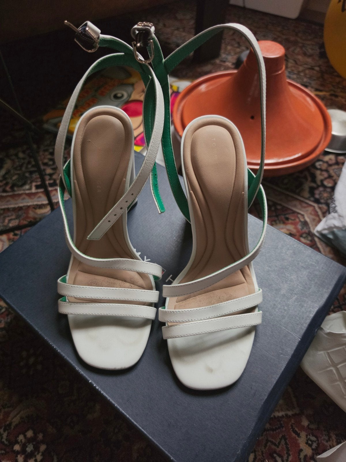 TH Witte Sandalen Maat 36 - Perfect voor Bruiloft!, Tommy Hilfiger, Ophalen of Verzenden
